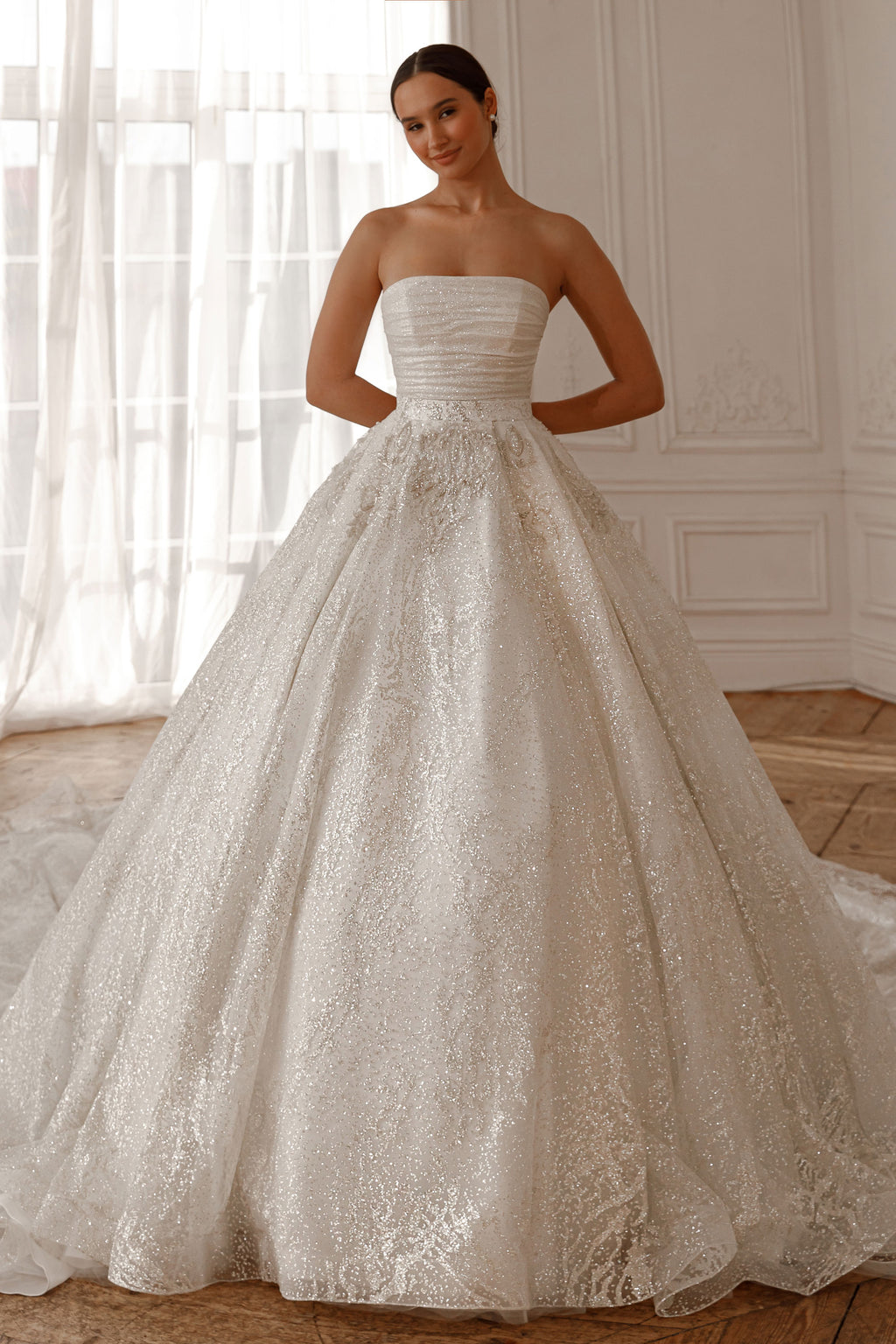 2 in 1 Wedding Dress Ebba With Detachable Skirt Meryem – Olivia Bottega
