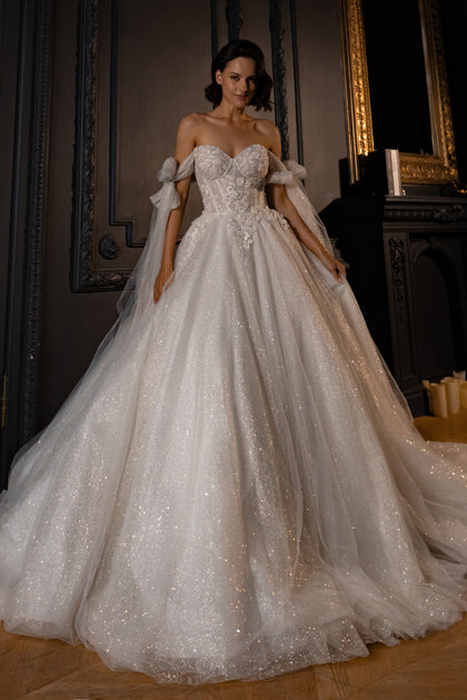 Rhinestone Wedding Dresses & Gowns