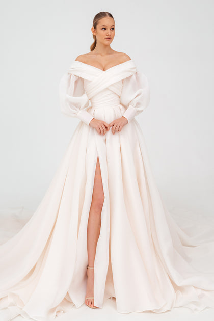 Wedding Dresses & Gowns With Detachable Skirt