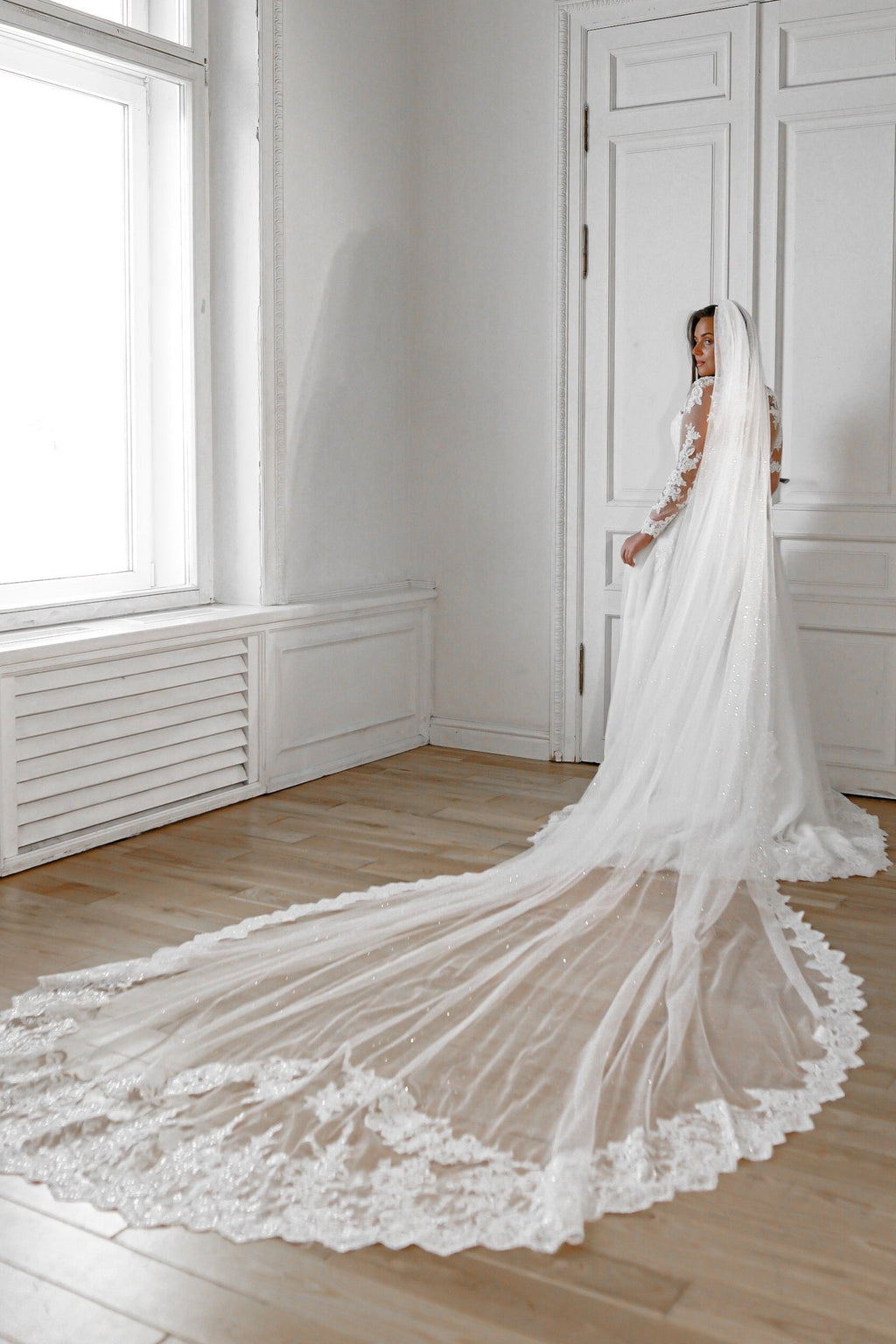 bridal dress veil Wedding Nuria Oh Polly 🤎 Sheer bohemian style Dresses for Little Girls Pant Size:28