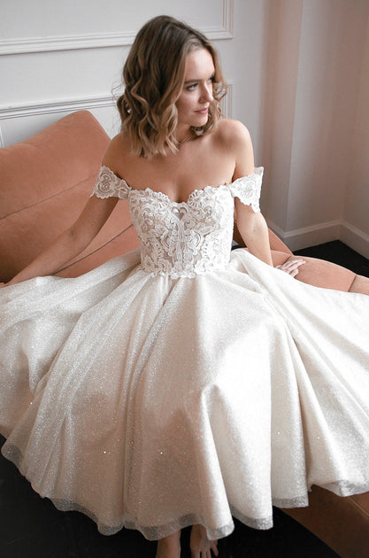 Fitted Asymmetrical Sheath One Shoulder Wedding Dress Bridal Gown Ivory  Stretch Satin Beaded High Leg Split Evening -  Canada