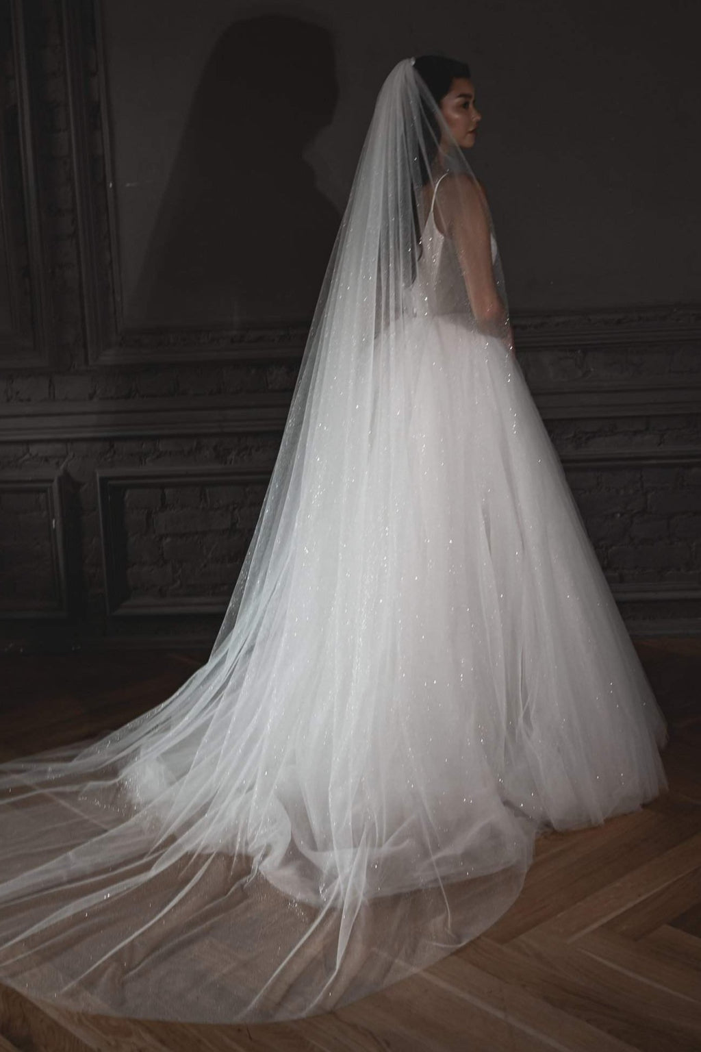 Sparkly Wedding Veil | Bridal Accessories – Olivia Bottega display picture 3