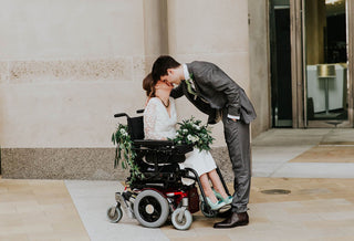 Wheelchair-friendly wedding dresses