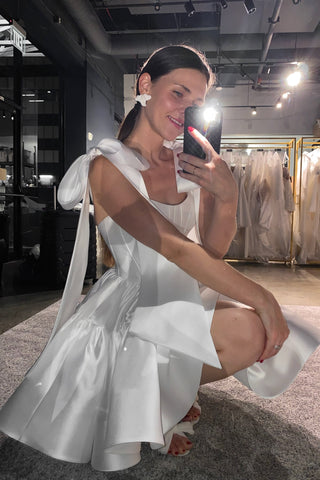 15 Stunning Engagement Dresses in White – Olivia Bottega