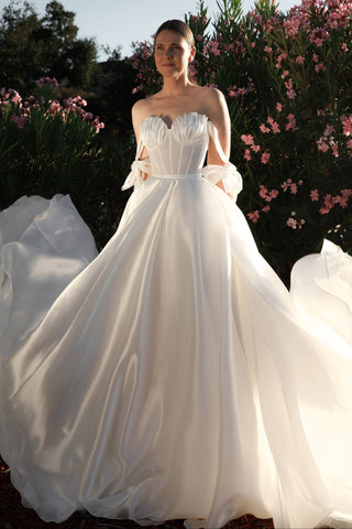 overskirt wedding dress 2 in 1 Wedding Dress Maybel with Overskirt Custom Size