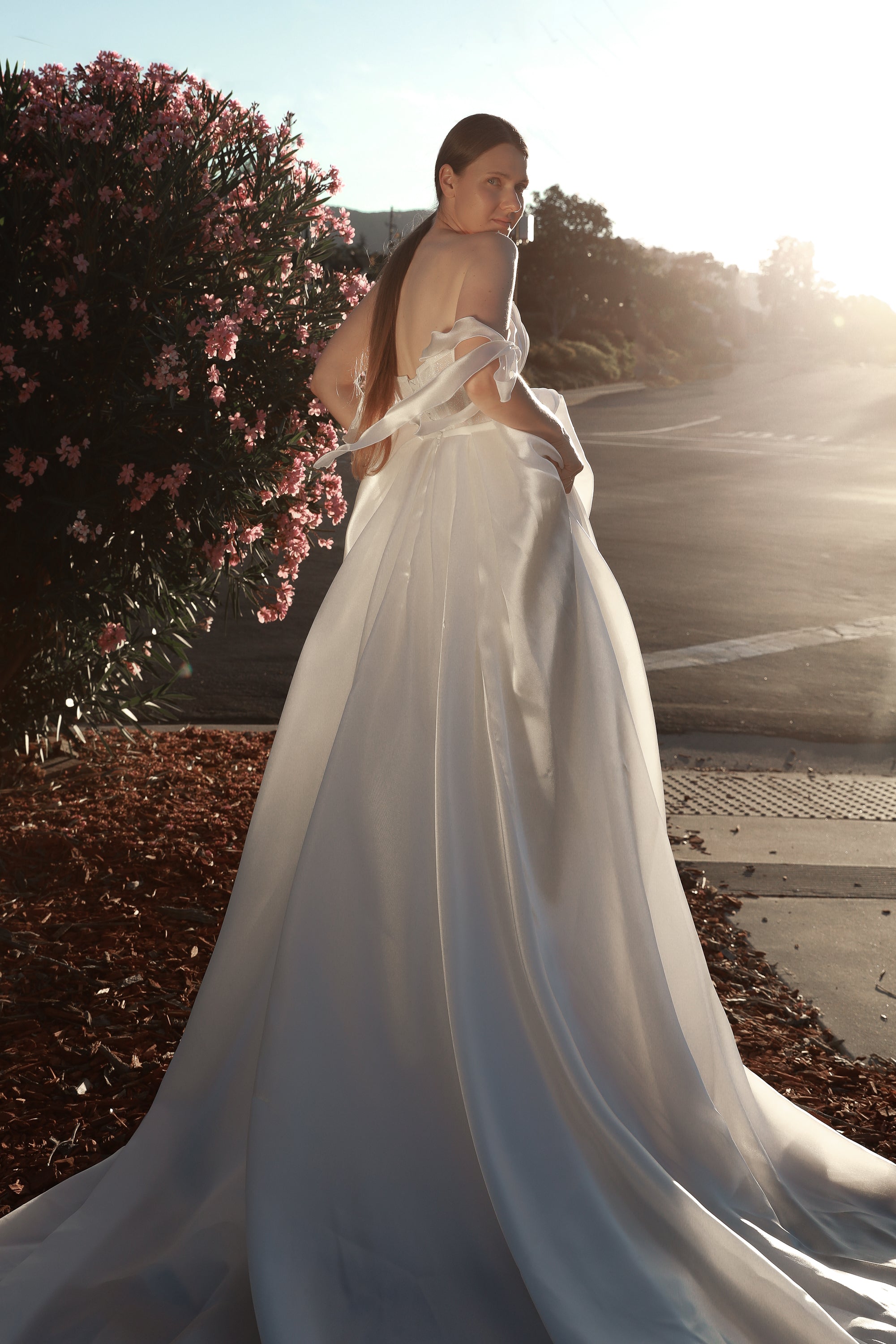 2 in 1 Wedding Dress Maybel with Overskirt – Olivia Bottega