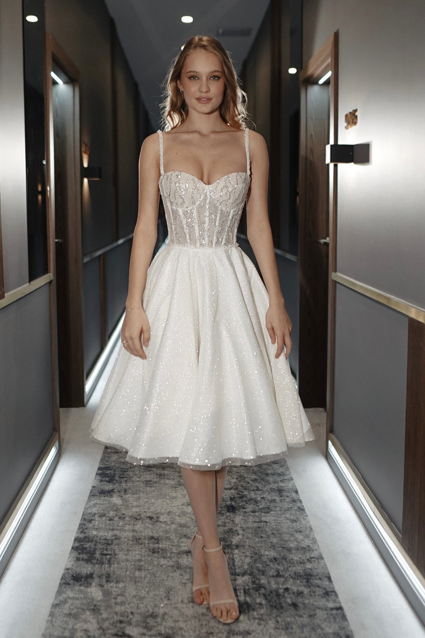 Sequin Wedding & Evening Dress Wilma Ready-to-Ship / US 6 Sequin Wedding & Evening Dress Wilma Ready-to-Ship / US 6