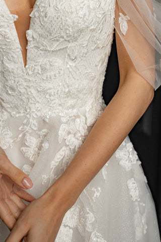 Floral Lace Wedding Dress Altsoba