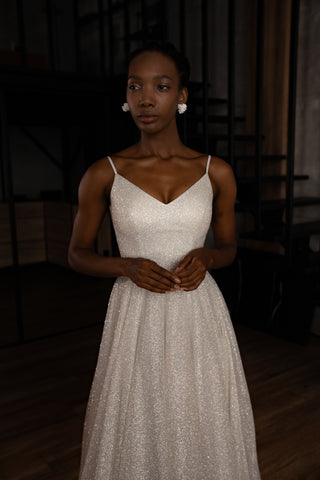 Sparkle Wedding Dress Heist Light ivory / US 6 Sparkle Wedding Dress Heist Light ivory / US 6