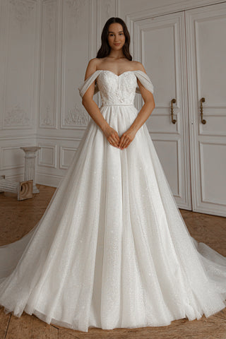 Sparkly Wedding Dress Sylph – Olivia Bottega - Main Image