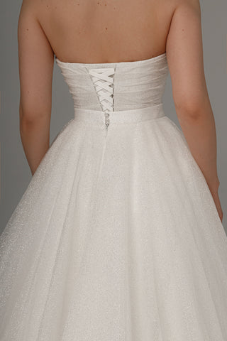 2 in 1 Wedding Dress Ebba With Detachable Kerstin Skirt