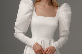 wedding dress donoma with long sleeves reviews Wedding Dress Donoma with Long Sleeves Olivia Bottega