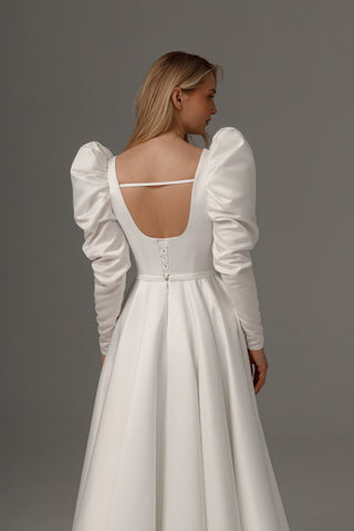 Wedding Dress Donoma with Long Sleeves