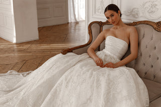 2 in 1 Wedding Dress Ebba With Detachable Skirt Meryem