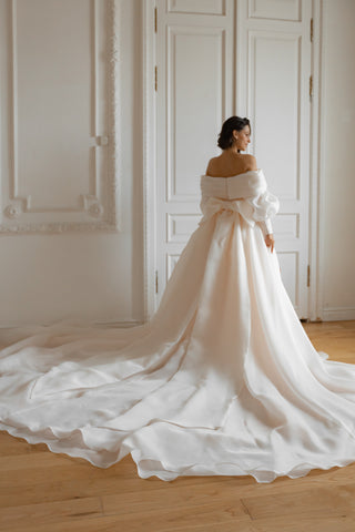 Coral Extra Convertible Wedding Dress Audrey (Basic dress + bolero + b Olivia Bottega Coral Extra Convertible Wedding Dress Audrey (Basic dress + bolero + b Olivia Bottega