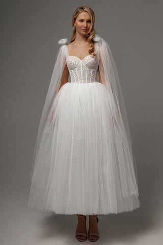 princess helena wedding dress Helena Caped Bridal Gown