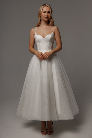 Sparkly Wedding Dress Rakel 2 Midi Olivia Bottega Sparkly Wedding Dress Rakel 2 Midi Olivia Bottega