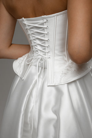 Midi Mikado Wedding Dress Elaria