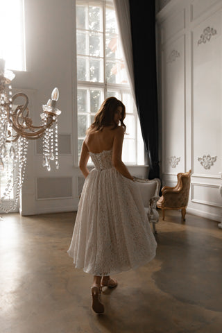 Wedding Dress Meliora with Detachable Sleeves