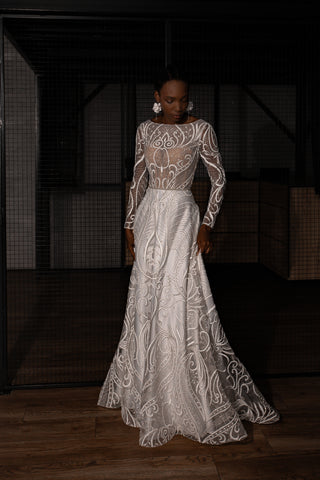 Lace A-line Wedding Dress Toba Olivia Bottega Lace A-line Wedding Dress Toba Olivia Bottega