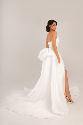 Extra Convertible Wedding Dress Audrey Mini (Basic mini dress + bolero Olivia Bottega Extra Convertible Wedding Dress Audrey Mini (Basic mini dress + bolero Olivia Bottega