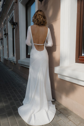 Shimmery Wedding Dress Celine