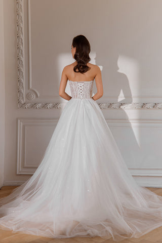 Sparkle Tulle Wedding Dress Serenity Custom Size Sparkle Tulle Wedding Dress Serenity Custom Size