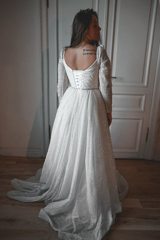 Plus Size Sparkly Wedding Dress Miranda Olivia Bottega Plus Size Sparkly Wedding Dress Miranda Olivia Bottega