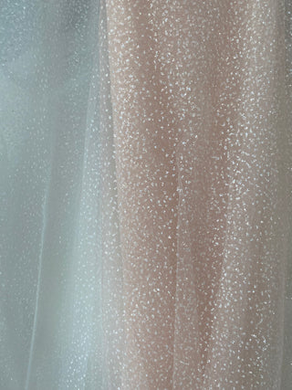 Blush Sparkly Wedding Veil
