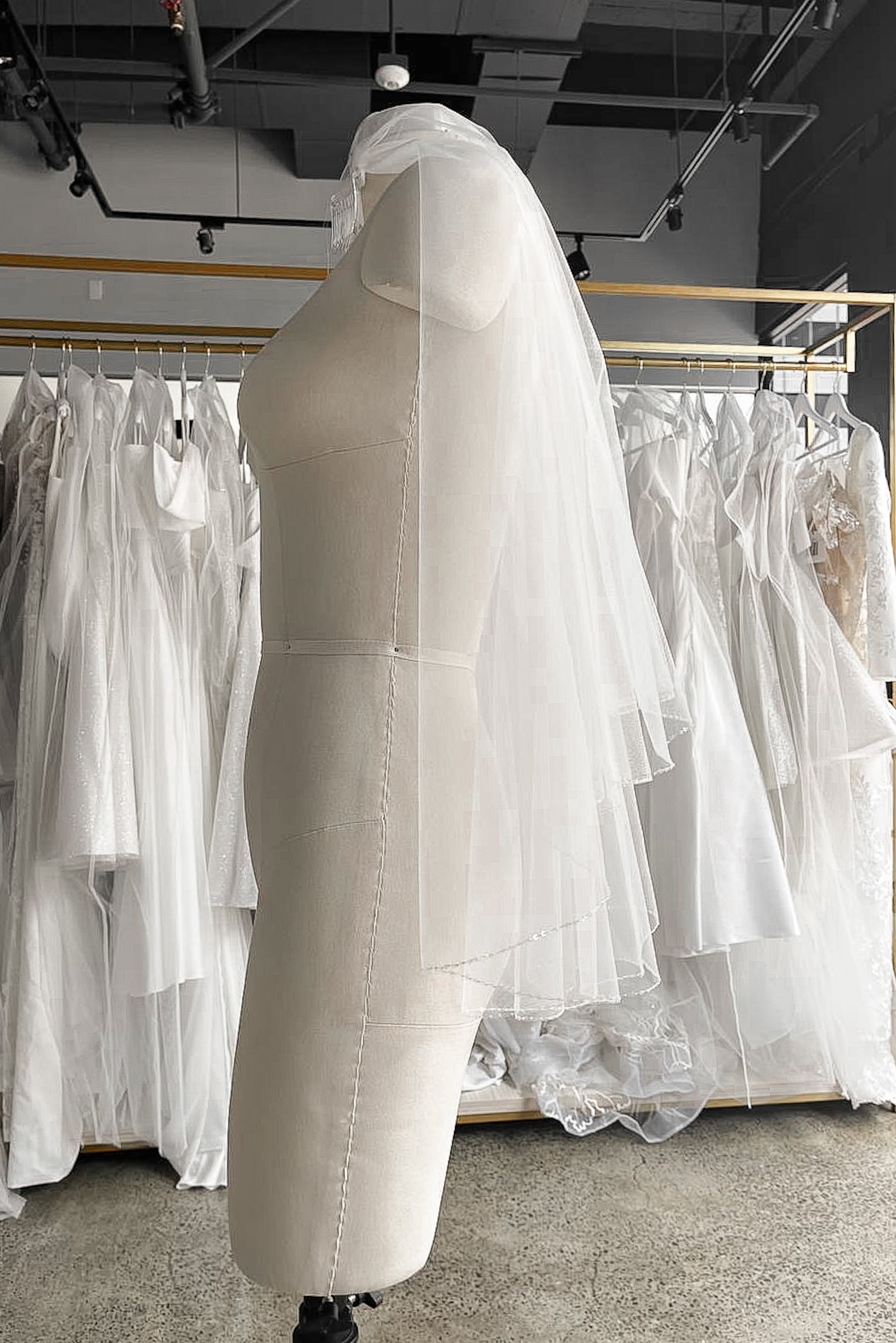 Simple Tulle Wedding Veil | Ready to Ship | Bridal Accessories