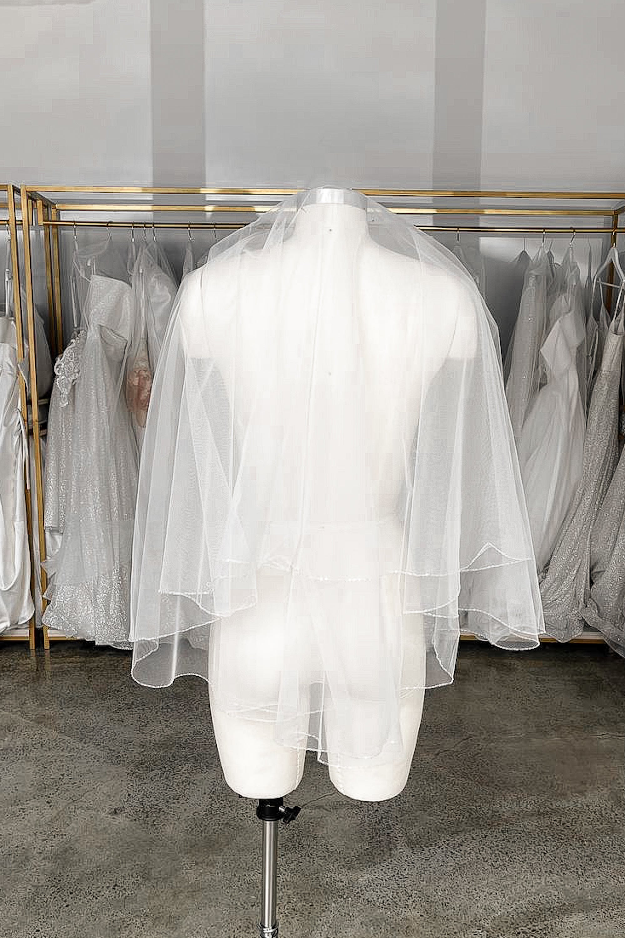 Simple Tulle Wedding Veil | Ready to Ship | Bridal Accessories