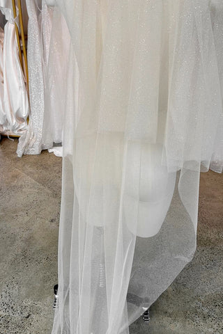 Wedding Veil Magic Nude Two-Tier Chapel 98"