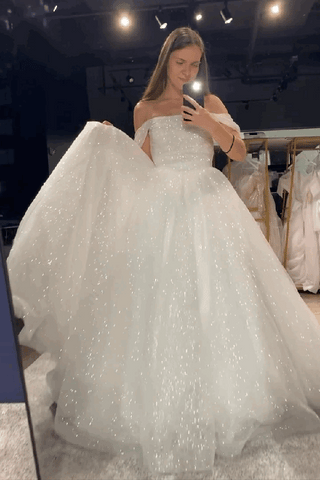 Sparkle Wedding Dress Nicole – Olivia Bottega - Main Image