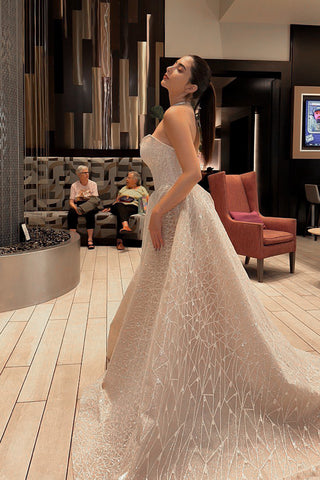 Sparkly Wedding Dress Waterfella