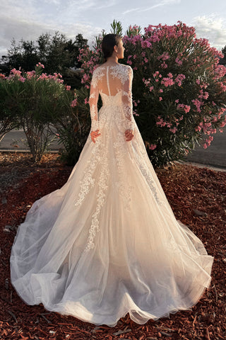 Lace A-line Dress Sakura Light ivory / US 24 Lace A-line Dress Sakura Light ivory / US 24