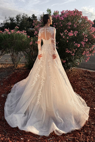 Lace A-line Dress Sakura