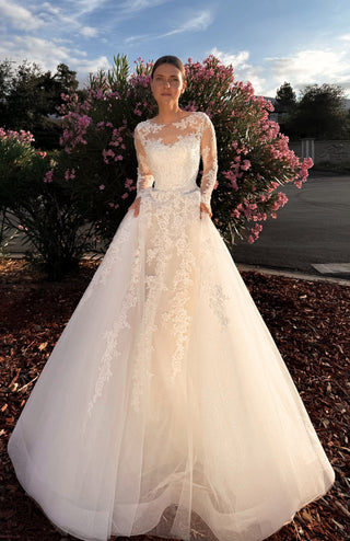 Lace A-line Dress Sakura