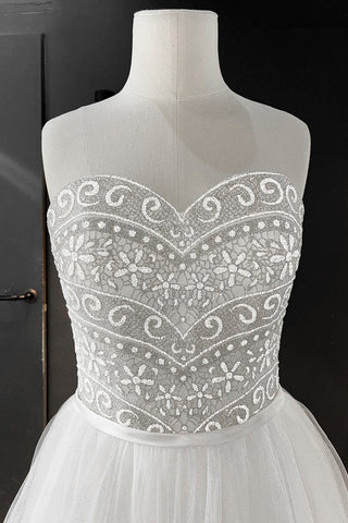 Wedding Dress Noir with Sparkly Skirt