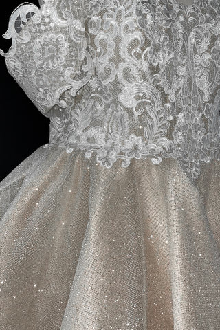 Tea Length Lace Wedding Dress Elise – Olivia Bottega Tea Length Lace Wedding Dress Elise – Olivia Bottega
