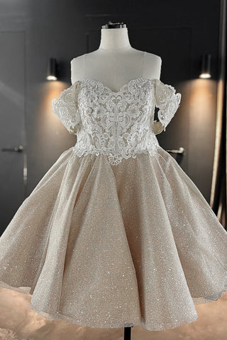 Tea Length Lace Wedding Dress Elise