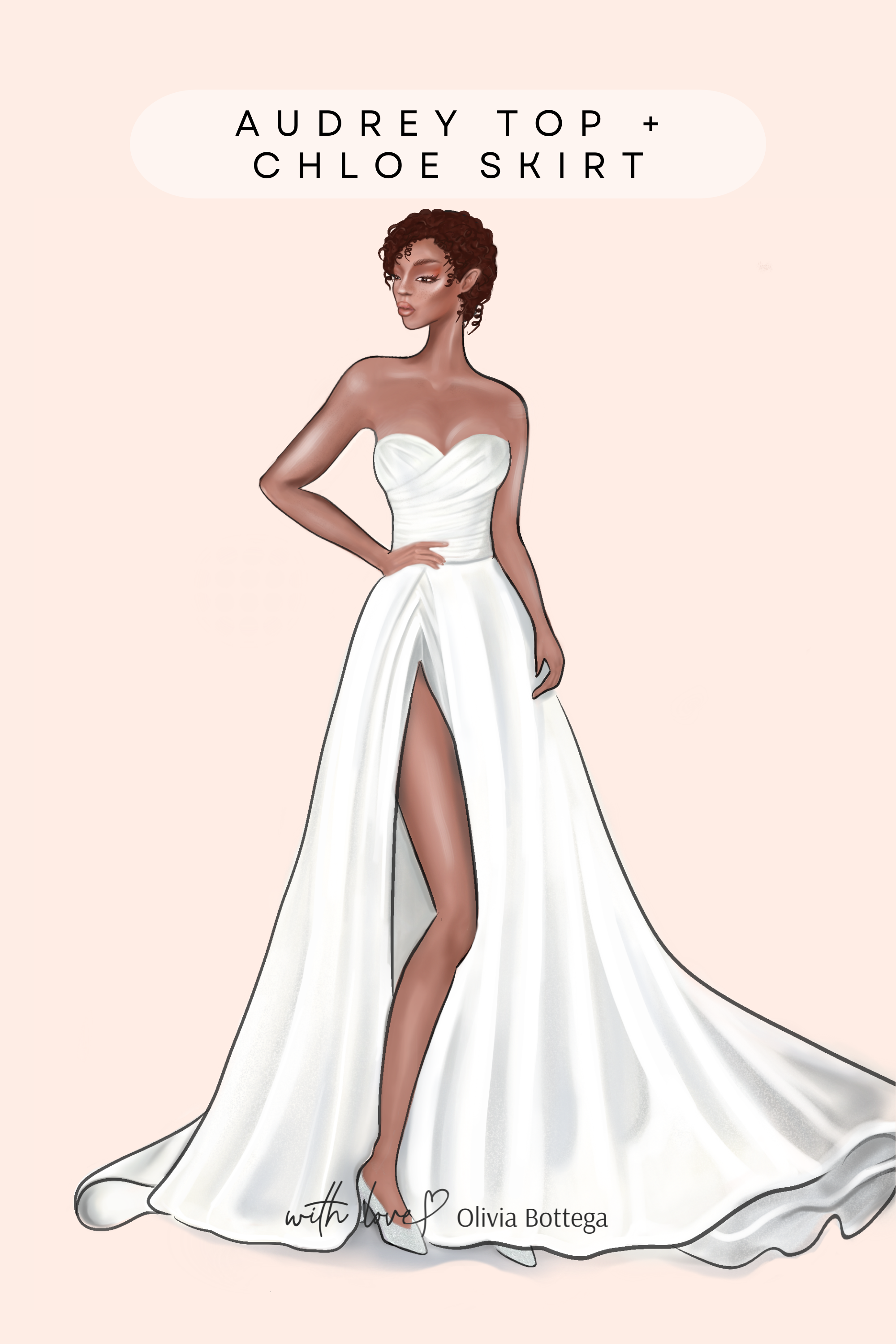Fabulous Doodles Fashion Illustration blog by Brooke Hagel: Live-Sketching  Bridal Fashion Week for Brides Magazine