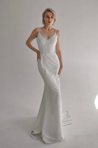 Classic Sparkle Mermaid Wedding Dress Ansa