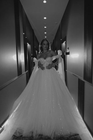 Floral Lace Wedding Dress Romanica With Detachable Straps Olivia Bottega Floral Lace Wedding Dress Romanica With Detachable Straps Olivia Bottega