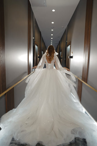 Floral Lace Wedding Dress Romanica With Detachable Straps Olivia Bottega Floral Lace Wedding Dress Romanica With Detachable Straps Olivia Bottega
