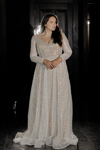 Plus Size Sequin Wedding Dress Feilin Olivia Bottega Plus Size Sequin Wedding Dress Feilin Olivia Bottega