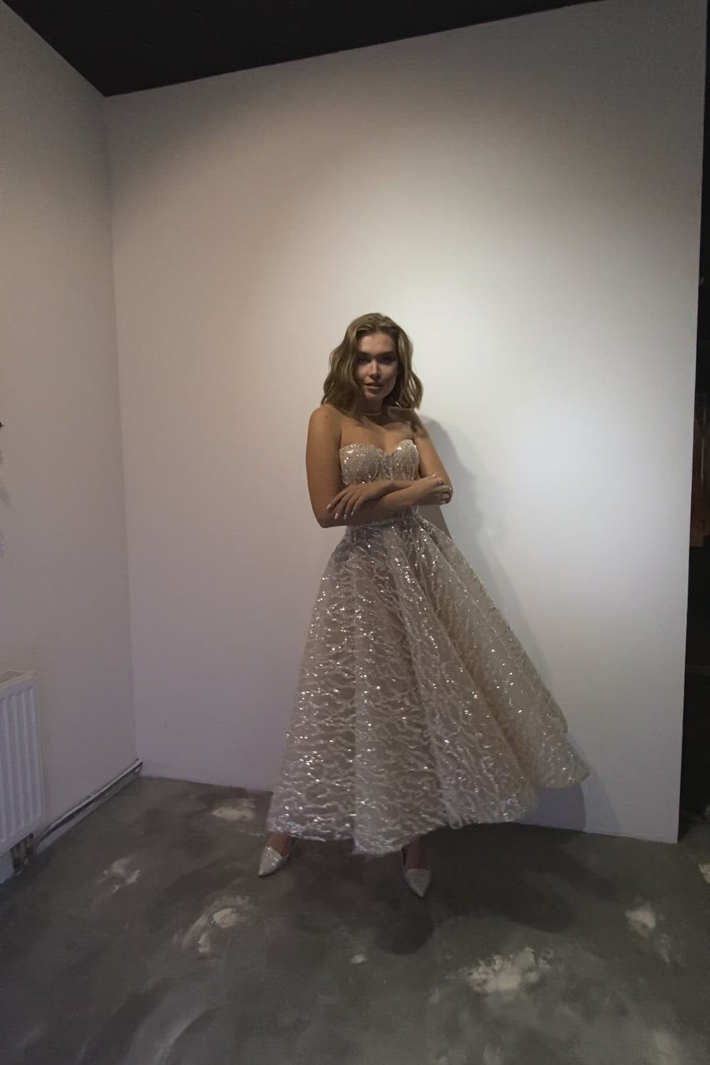 Sequin Wedding & Evening Dress Monro: Timeless Glamour for Your Big Night