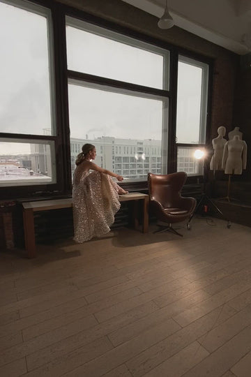 Sequin Wedding & Evening Dress Monro – Olivia Bottega