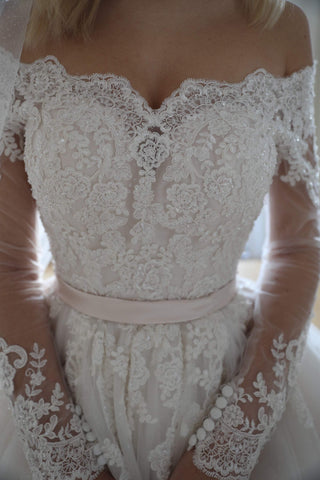 Lace wedding dress Elizabett Deco - oliviabottega