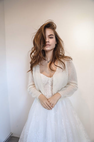 Bridal Cardigan С214 Wedding Accessories for Brides – Olivia Bottega