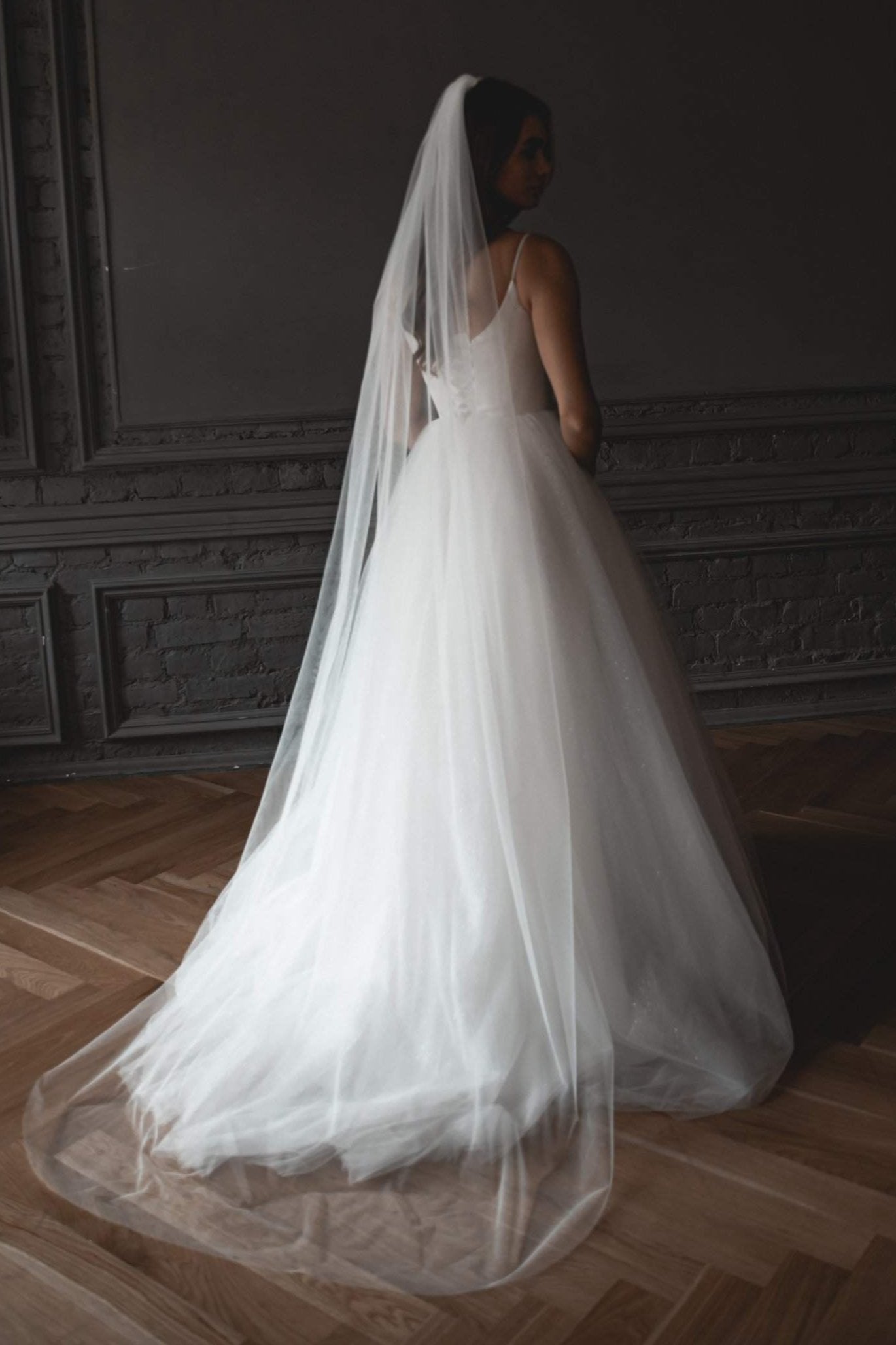 Simple Tulle Wedding Veil Simple Tulle Wedding Veil